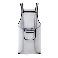 Delantal impermeable de cocina, delantales transparentes para el hogar para hombres y mujeres, accesorios para hornear resistentes al aceite lavables, delantales para barbacoa, restaurante y cafetería - details 1