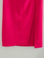 TRAFZA-Vestidos largos fruncidos sin mangas para mujer, Vestidos de fiesta Midi, vestido de noche elegante, nueva moda de verano - details 6