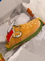 Hamburguesa bolsa de suela gruesa cabeza media zapatillas ropa de verano para mujer. - details 3