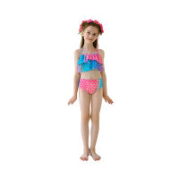 Disfraz de sirena para niños y niñas, traje de baño de fantasía, Bikini de playa sin Monofin - details 11