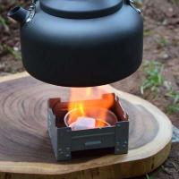 Horno de combustible de alcohol sólido con quemador plegable - details 7