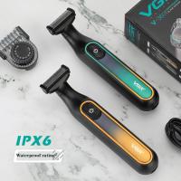Afeitadora Eléctrica Ajustable Para Barba y Cuerpo Recargable Adecuada para Uso Húmedo y Seco - details 5