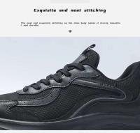 Zapatos informales para hombre, suela MD de gran tamaño, parte superior de malla transpirable, nuevos zapatos deportivos cruzados para caminar y correr - details 7