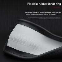 15" Leather Car Steering Wheel Cover Car Accessories for all fit B-M-W1 3 5 X1 X3 X5 X7 i1 i3 i5 i7 - details 5