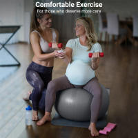 Bola de Equilibrio para Yoga Equipo de Fitness para el Hogar Ideal para Embarazadas y Rehabilitación Deportes y Salud - details 2