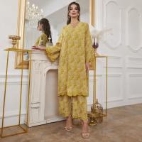 Vestido de traje con estampado elegante y moderno para mujer, primavera y verano. - details 1