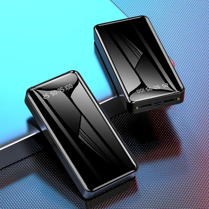 Power Bank de Carga Rápida 10000/20000 mAh, Conexión Micro USB, Illuminación LED, Portátil para Exteriores - 1