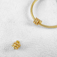 Pulsera de plata con cadena de seguridad de circonita brillante para la fabricación de joyas - details 2
