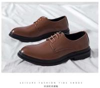 Zapatos de vestir para hombre de alta calidad, estilo informal de oficina de negocios, suaves y cómodos, Oxford formal de cuero de fibra ultrafina - details 10
