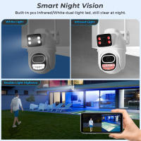 Cámara Wifi PTZ de 8MP, pantalla Dual, visión nocturna, cámara de vigilancia CCTV para exteriores, detección humana, aplicación iCSee, protección IP de seguridad - details 7