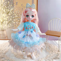 Vestido con bisagra de ojos simulados, muñeca de articulaciones extraíbles, Linda muñeca, regalo de cumpleaños, 23cm - details 17