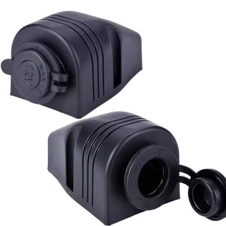 Enchufe de encendedor de cigarrillos para motocicleta, resistente al agua, toma de corriente de 12V CC para bicicleta, coche, marino - 1