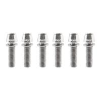 6 unids/set tornillos de manillar de bicicleta chapados en titanio M5 * 17MM perno de pinza de freno de disco de bicicleta de acero inoxidable perno de fijación colorido - details 4