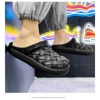 Chanclas de verano para Hombre, zapatillas antideslizantes para exteriores, sandalias de playa ligeras informales, zapatillas para el hogar, Pantuflas deslizantes para estudiantes para Hombre - details 9