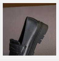 Zapatos De Cuero Para Niños Y Niñas Formales Negros Antideslizantes Vestimenta Escolar Versátiles Zapatos Planos Para Bebés Y Niños - details 4