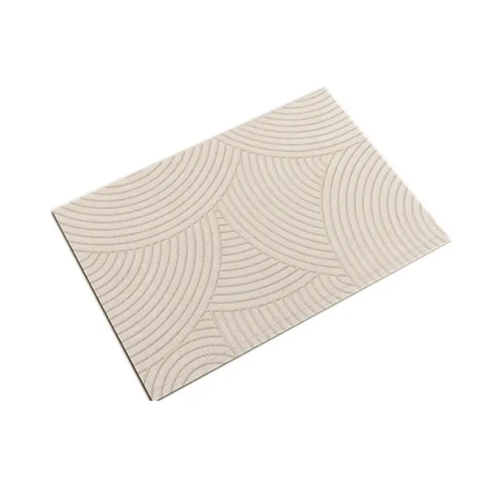 Decoración de cocina, alfombra de diatomita para suelo de cocina, alfombra larga y suave, alfombra de cocina lavable súper absorbente, entrada del baño - 1