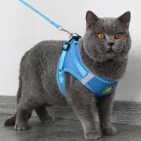 Arnes y correa ajustables y transpirables para mascotas Chaleco a prueba de Escape para gatos - details 27