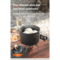 Juego de Sartenes Antiadherentes Portátil para Barbacoa, Picnic, Autoconducción, Acampar con Agua Caliente Para 4-6 Personas - details 4