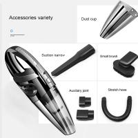 Aspiradora inalámbrica de mano recargable, potente succión ciclónica, carga rápida para coche, hogar, pelo de mascotas - details 3