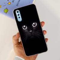 Funda trasera con patrón de gato para Vivo Y7s, carcasa de silicona transparente de TPU suave a la moda para niños, fundas para Vivo Y7s V1913A V1913T - details 6