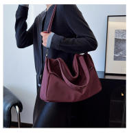 Quiero este bolso de gran capacidad, bolso de hombro informal de moda, bolso vintage mate para las axilas - details 20