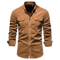 Camisa fina informal japonesa de algodón sic para hombre, nueva chaqueta de manga larga, otoño - details 7