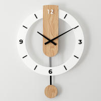 Reloj de Pared de Madera, Moderno, Silencioso, Decoración Grande para Cocina, Hogar, Sala de Estar y Dormitorio - details 1