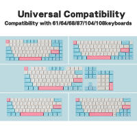 Teclas personalizadas para teclado mecánico Cherry MX Switch, perfil PBT XDA, inglés, japonés, coreano - details 7