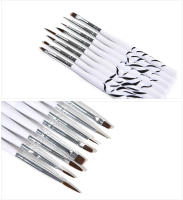 Kit de Brochas para Diseño de Uñas KADS 8Pcs Herramientas de Manicura DIY Para Esmalte de Gel UV y Pincel de Pintura Ideal para Dibujar Rayas y Puntos - details 4