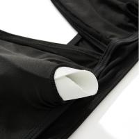 Conjunto de Bikini de Cintura Alta Traje de Baño Negro Ajustable para Mujeres Control de Barriga - details 5