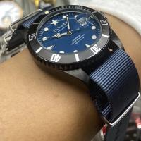 Dugary Sports Fashion quartz Watch 316L acero inoxidable luminoso impermeable piloto 40 mm zafiro militar masculino - details 7