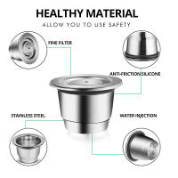 Taza de Café Reutilizable Nespresso Filtro de Acero Inoxidable Recargable Apta para Máquina de Café Inissia y Pixie Marca i Cafilas - details 1