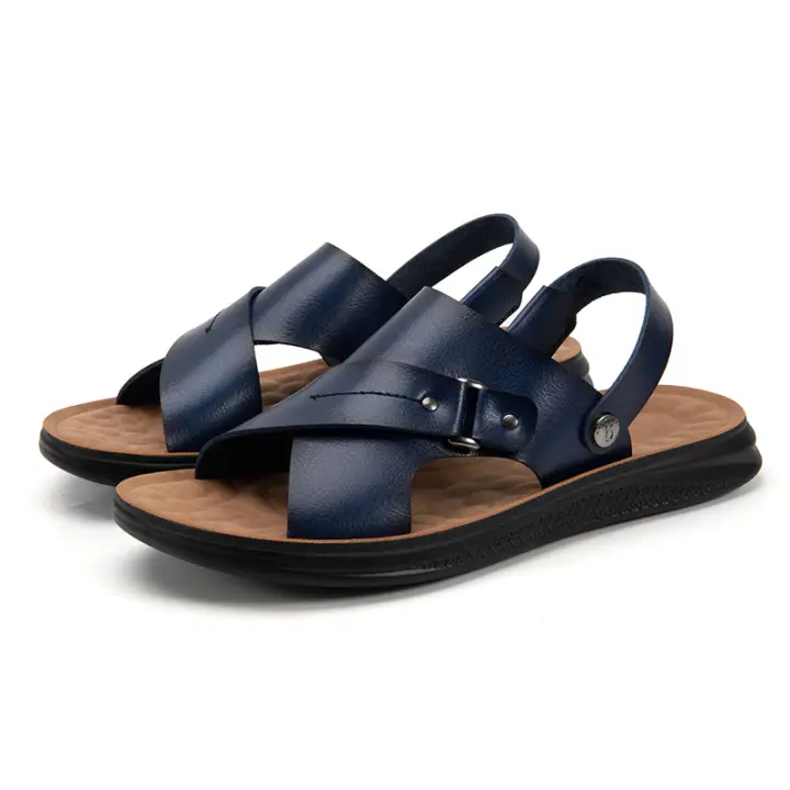 Sandalias de hombre, estilo nuevo de verano, tendencia, zapatos de playa, sandalias casuales de moda de gran tamaño, transpirables - 1