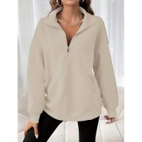 Top suelto para mujer, sudaderas, suéter liso, ropa informal de estilo coreano japonés - details 14