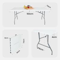 Mesa de Buffet Plegable Resistente a la Intemperie Ideal para Jardín, Balcón, Camping - details 17
