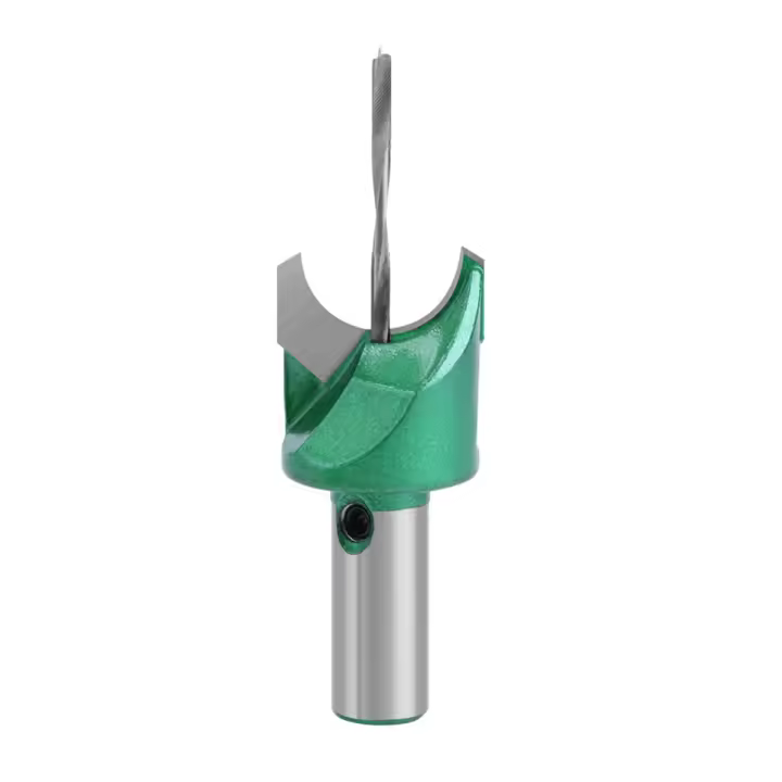 Brocas de cuentas de vástago, brocas enrutadoras, cortadores de carburo, fresa para carpintería, fresa frontal de broca de madera, fresa de extremo de 10mm x 16mm - 1