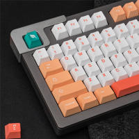 Teclas de color crema de melocotones, perfil de cereza, Material PBT, sublimación, Teclado mecánico MX Switch, 23/129 teclas - details 6