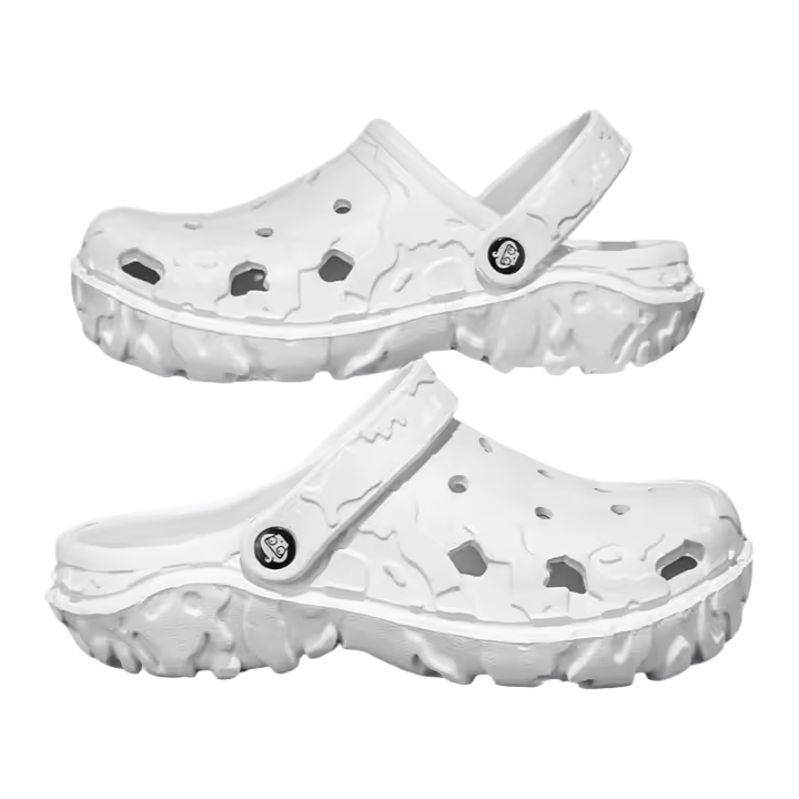 Clogs De Verano Para Hombre Sandalias Transpirables Negras Y Marrones Zapatos De Playa Y Jardín Slip-On Cómodos Y Resistentes - 1