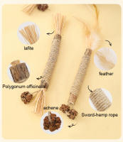 HOOPET-Palo de poligono de madera para gato, palo Molar de hierba gatera, palo de Limpieza de dientes, suministros para mascotas, Juguetes - details 4