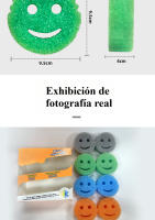 Esponja de Cocina Sonriente Paño de Limpieza Fuerte para Colchones y Baño - details 6
