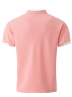 Nuevo polo de manga corta casual de negocios de verano para hombre, transpirable, colores contrastantes - details 8