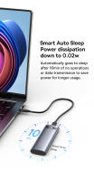 Baseus M2 NVMe SATA Dual Protocol 10Gbps M.2 a USB Tipo C 3.2 Caja de Hard Drives Externos Portátiles para Almacenamiento de Datos - details 9