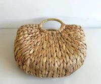 La mayoría de los productos más vendidos en línea, venta al por mayor, bolso de mano informal personalizado para mujer, cesta de paja para compras hecha a mano para playa de verano - details 5