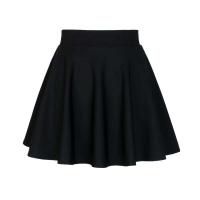 Faldas negras de moda para mujer, minifalda corta de punto con cintura alta elástica, color rojo, ropa de verano para mujer - details 2