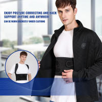 Corrector de postura de espalda para mujeres y hombres, soporte Lumbar para cuello, hombros, mejora la joroba y el alivio del dolor de espalda - details 13