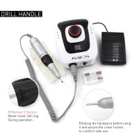 Máquina de perforación de uñas KADS 35000RPM para manicura cortadora de uñas eléctrica para pedicura y arte de uñas con batidor normal de productos peligrosos - details 5