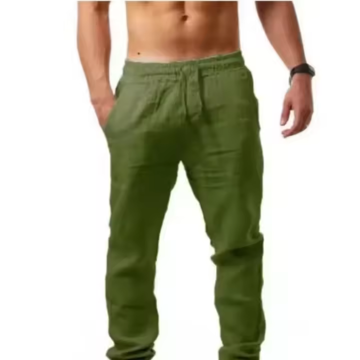 Pantalones informales para hombre, pantalones de chándal de alta calidad, transpirables para el verano, ropa deportiva para correr. - 1
