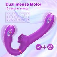 Leten para lesbianas Didlo Correa en arnés bragas vibratorias para mujer Bondage consolador cinturón vibrador sexual para adultos - details 0
