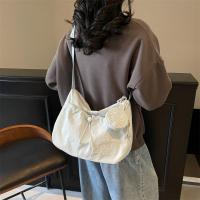 Bolso de hombro con cordón informal coreano, bolso cruzado plisado ligero de gran capacidad, bolso de viaje con cremallera de diseñador minimalista - details 10