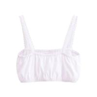 ZOCI-Top corto de popelina a la moda para Mujer y cintura alta elástica con cordón, falda larga, conjuntos de dos piezas para Mujer - details 5